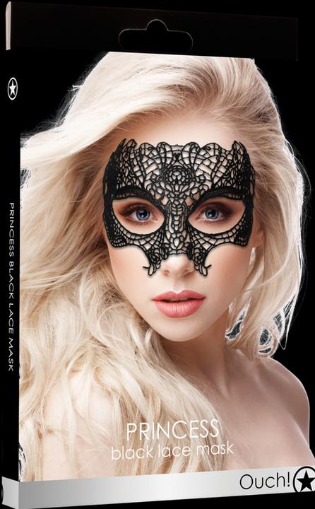 Actual product image Ouch! Princess Black Lace Mask