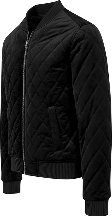 Actual product image Urban Classics Diamond Quilt Velvet Jacket (S)