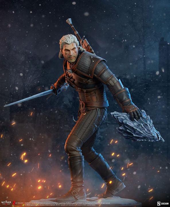 Actual product image Sideshow The Witcher 3: Wild Hunt statuette Geralt 42 cm