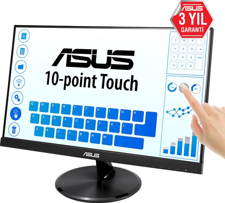 Immagine prodotto ASUS Touch LCD VT229H 21,5", touchscreen, IPS, FHD, 1920 x 1080 pixel, 5 ms, 250 cd (1920 x 1080 pixel, 21.50")