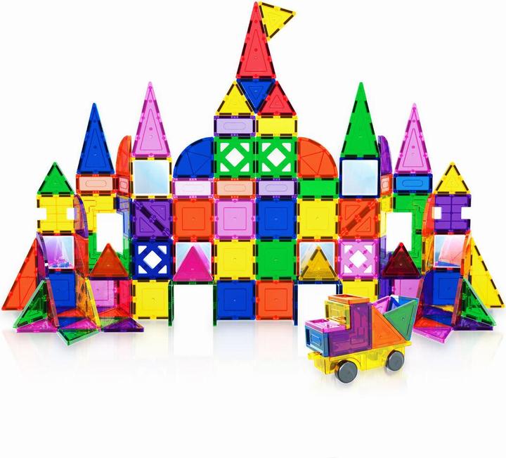 Actual product image PicassoTiles Picasso Tiles - 3-D Magnetic Building Set (152 pcs) (PT152)