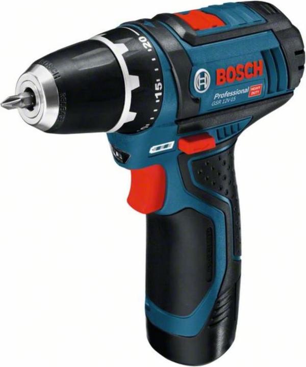 Productafbeelding Bosch Professional GSR 12V-15 accuboormachine en schroevendraaierset (Oplaadbare batterij)