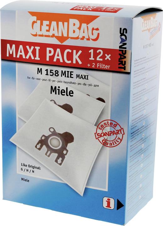 Produktbild Scanpart Maxipack kompatibel mit Miele Typ G/N 2687426158 Staubsaugerbeutel (15 x)