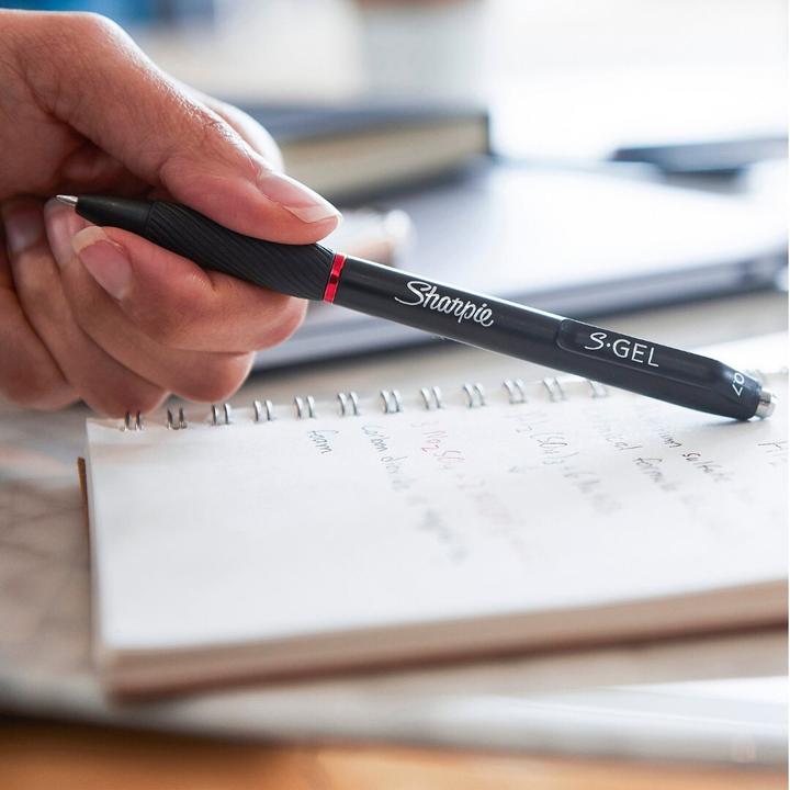 Actual product image Sharpie Gel pen 0.7 mm, 3 pieces (Black, Blue, Red, 3 x)