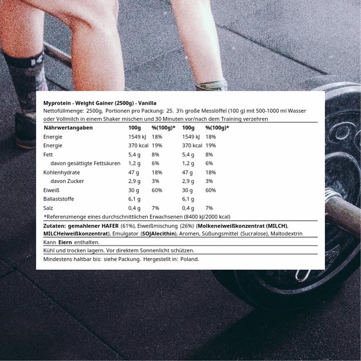Immagine prodotto MyProtein Impatto (Vaniglia, 1 pz., 2500 g)