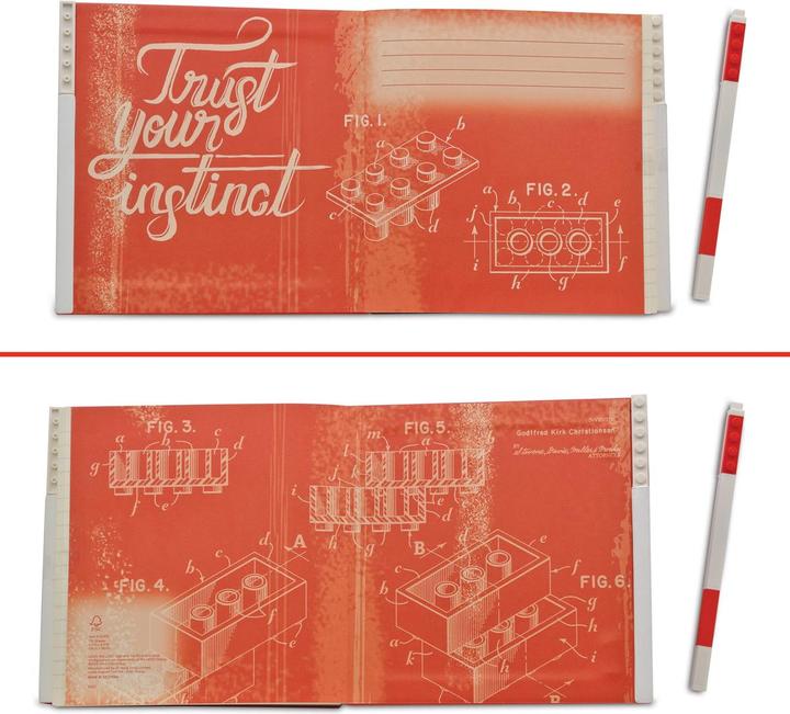 Produktbild LEGO Stationary Red Notebook with gel pen