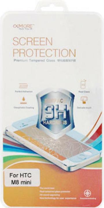 Actual product image Okmore 9H screen protector glass HTC M8 mini (1 Piece, HTC One Mini)