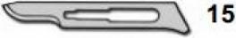 Image du produit Feather Lames de scalpel stériles numéro 15, 100 pièces