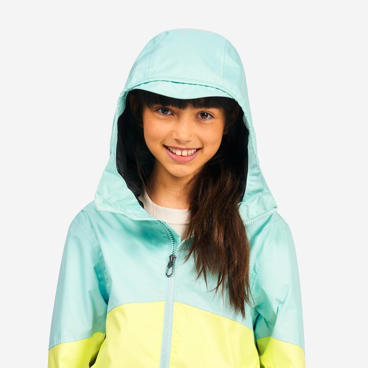 Image du produit Tribord Veste de voile imperméable Enfant - veste de pluie Sailing 100 bleu jaune citron (122)