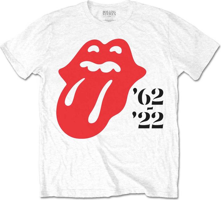 The Rolling Stones Unisex Adult Sixty '62 - '22 Cotton T-Shirt