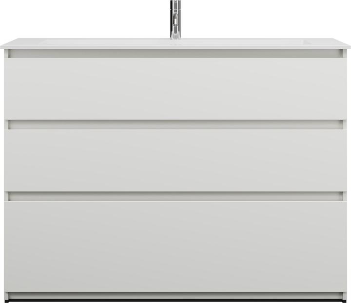 Immagine prodotto burgbad Lavabo in getto minerale Lin20 colore bianco lucido incluso mobiletto profondità 495 mm 3 c