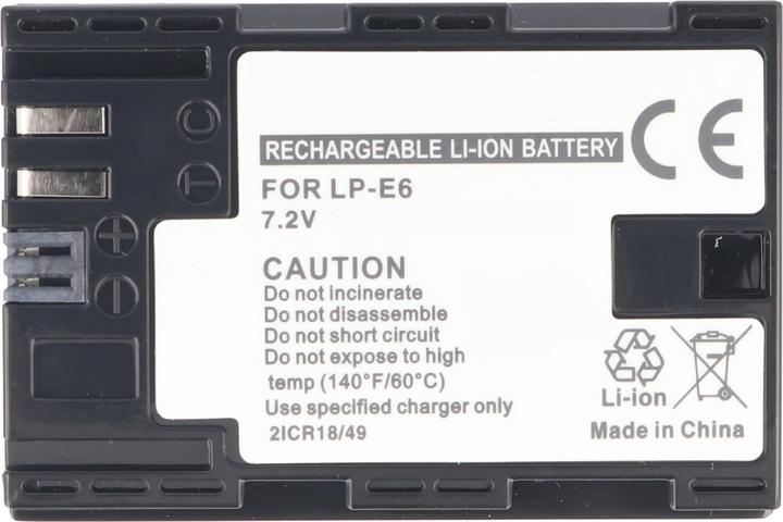 Actual product image AccuCell Battery Canon LP-E6, EOS 7D, EOS 5D MarkII (Rechargeable battery)