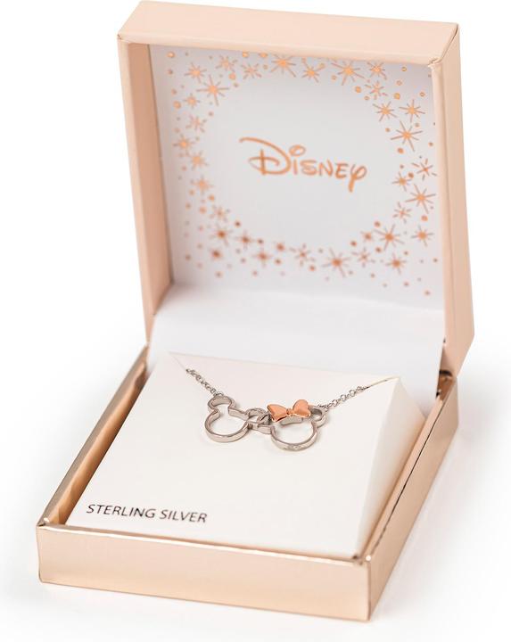 Immagine prodotto Peers Hardy MICKEY & MINNIE - Collana in Laiton Plaqué Argent & Rose Doré (Argento)