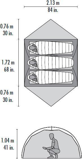 Produktbild Msr Elixir 3 (Kuppelzelt, 3.10 kg, 3 Personen)