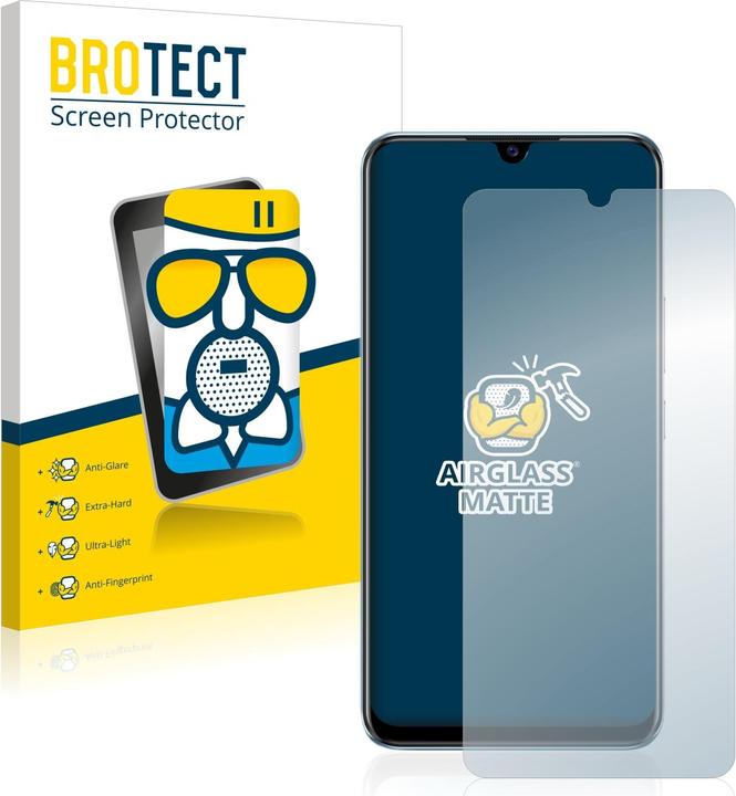 Produktbild BROTECT AirGlass Panzerglasfolie Matt (1 Stück, Vivo V20 SE)