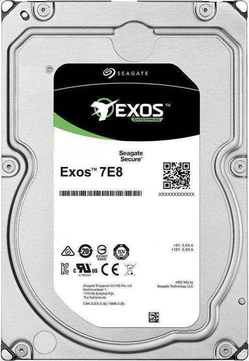 Image du produit Seagate Exos 7E8 512n (4 To, 3.5", CMR)