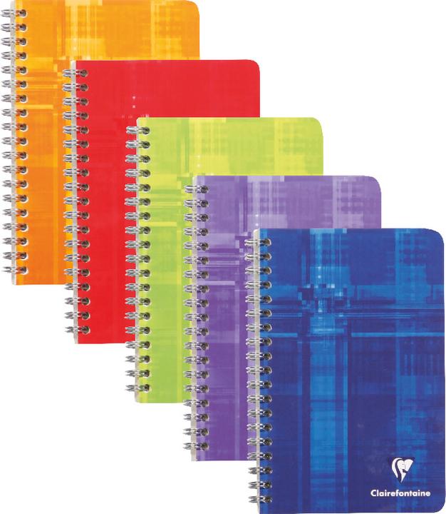 Produktbild Clairefontaine Spiralheft mit Register (11 x 17 cm, Kariert, Harter Einband)