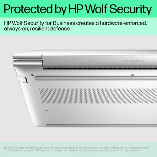 Produktbild HP ProBook 440 14 inch G11 Notebook PC, Intel Core Ultra 5, 35,6 cm (14"), 1920 x 1200 Pixel, 1 (14", 16 GB, 512 GB, CH)