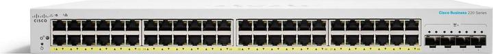 Image du produit Cisco PoE+ Switch CBS220-48P-4G 52 Port (52 Ports)