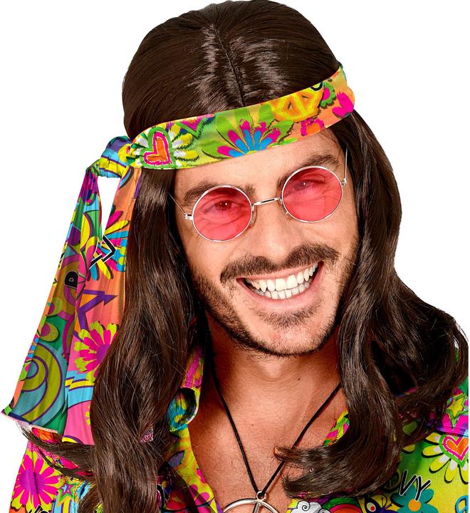 Actual product image Widmann 70s headband Peace & Love