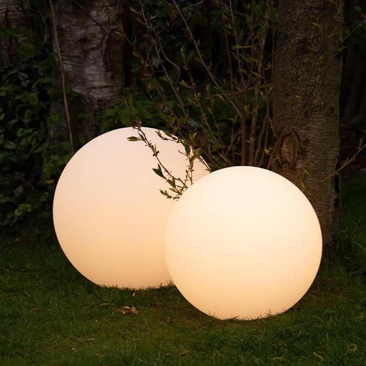 Productafbeelding 8 seasons design SOLAR Lichtgevende Bol Decoratie Lamp 50 cm, Wit (410 lm, IP44)