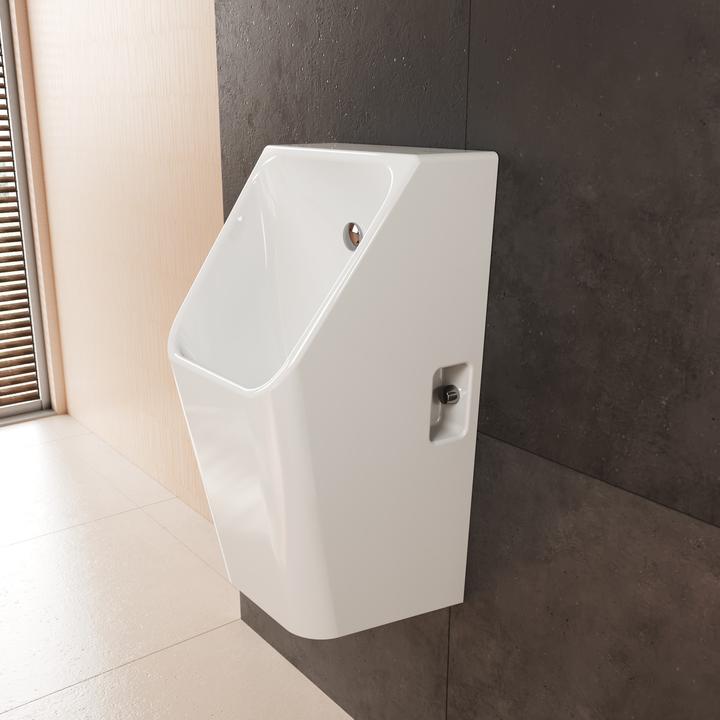 Actual product image hansgrohe EluPura Original Q urinal, rimless, rear inlet, 320x305x600mm, white