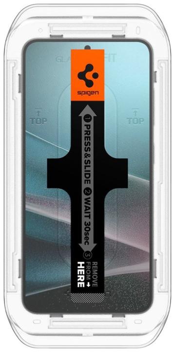 Actual product image Spigen Glass tR EZ Fit HD (Privacy) 2 Pack - Samsung Galaxy S25/S24 (2 Piece, Samsung Galaxy S25, Samsung Galaxy S24)