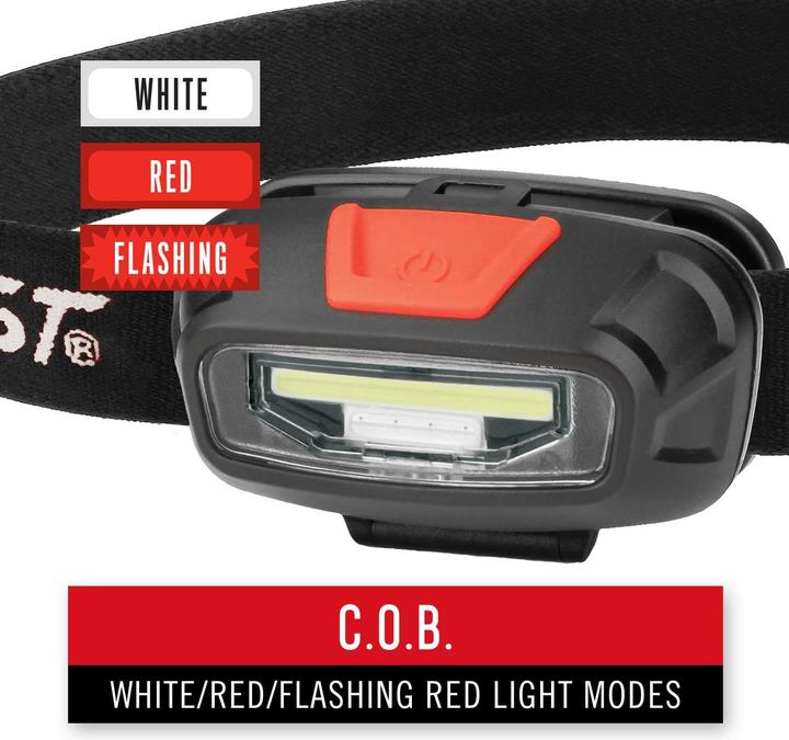 Image du produit Coast FL13R Lampe frontale rechargeable avec éclairage rouge & blanc 270 lumens (270 lm)