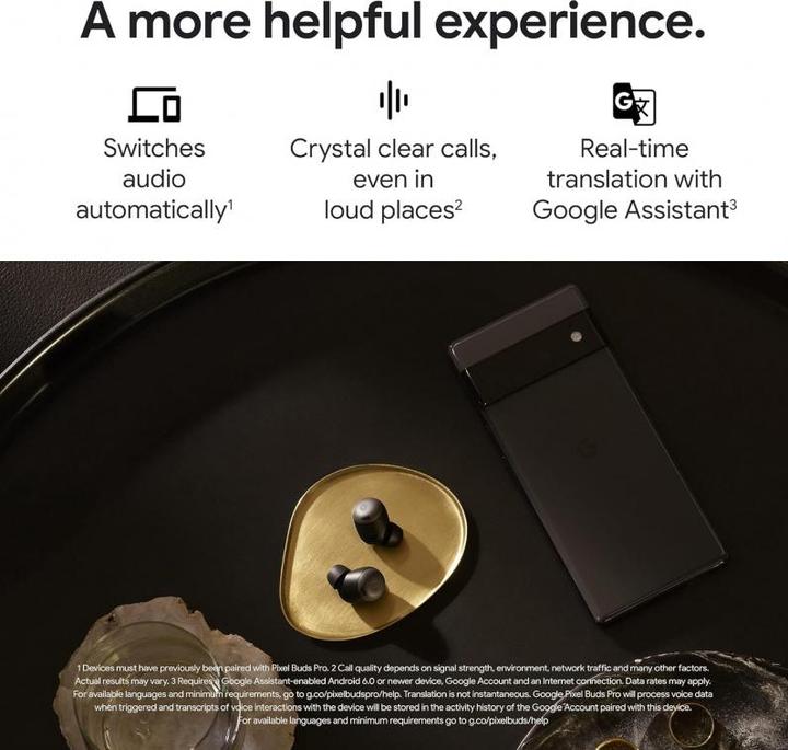 Immagine prodotto Google Pixel Buds Pro (ANC, 7 h, Senza fili)