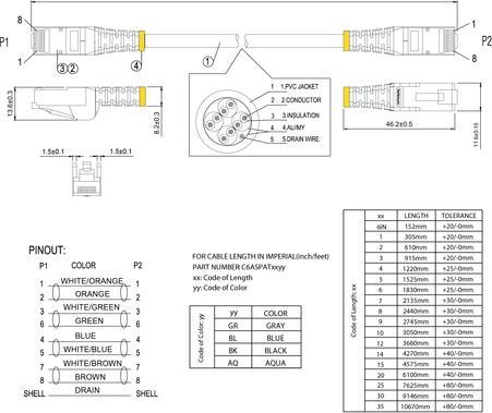 Produktbild StarTech -Ethernet-Patchkabel (S/UTP, CAT6a, 10 m)
