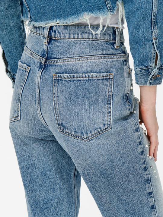Immagine prodotto Only ONLJanet Life Reg Beaded Boyfriend Jeans (32)