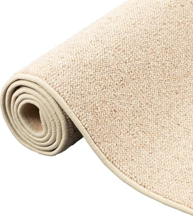 Produktbild Snapstyle Natur Teppich Läufer Wolle Berber (100 x 300 cm)