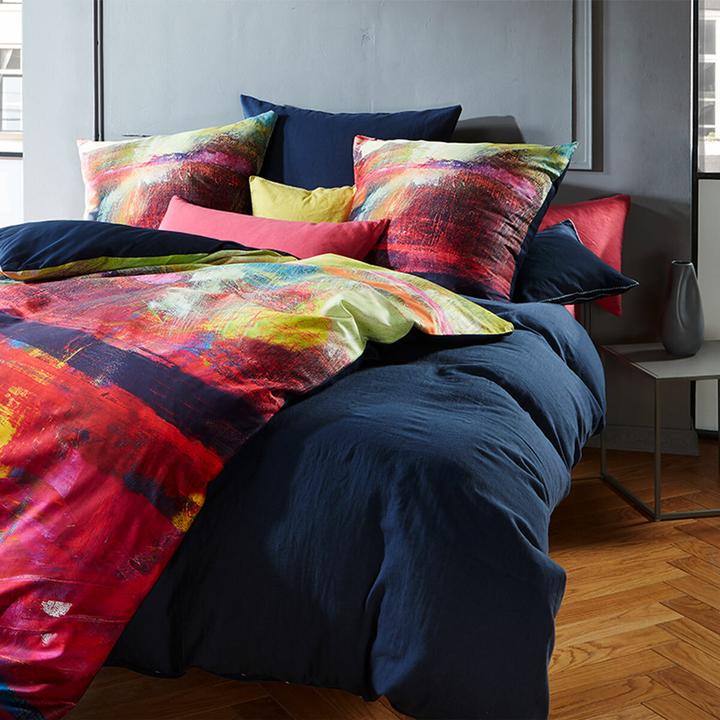 Produktbild Fleuresse Mako-Satin Bettwäsche Bed Art S Shrewsbury multicolor (Bettwäsche Set, 80 x 80 cm, 240 x 220 cm)