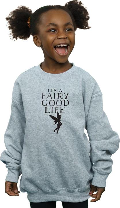 Actual product image Disney Girls Tinkerbell Fairy Good Life Sweatshirt (152, 158)