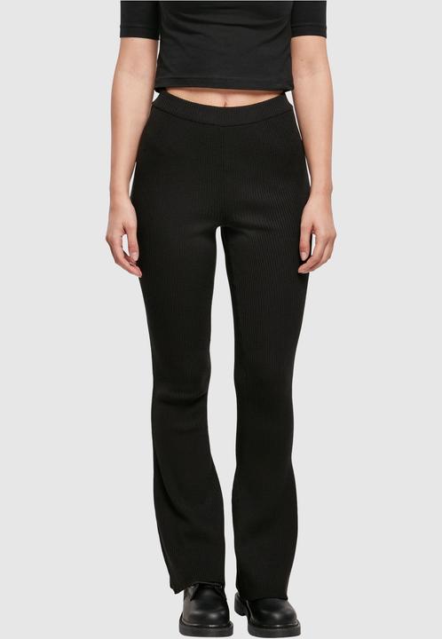 Actual product image Urban Classics Ladies Rib Knit Bootcut Leggings - 16766 (XL)