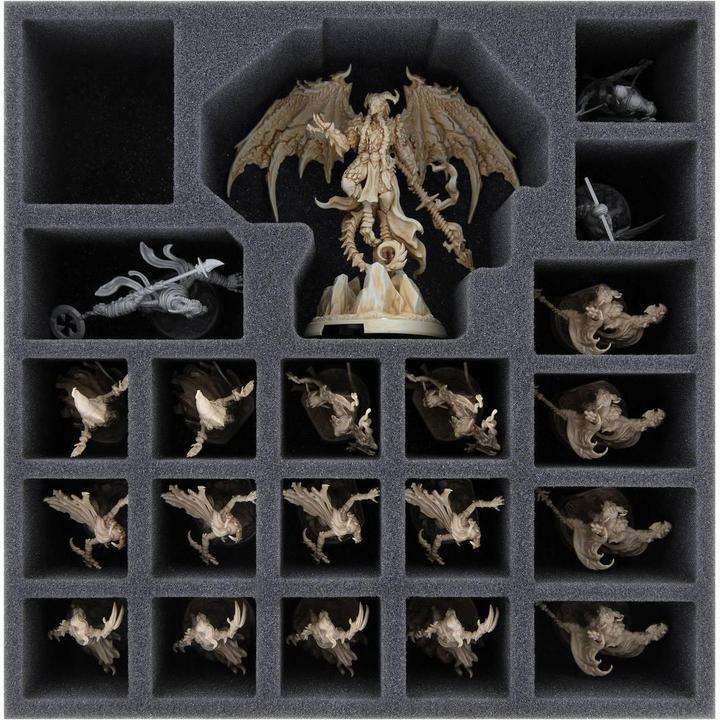 Immagine prodotto Feldherr AS10SET - Set di schiuma per Descent: Legends of Darkness - scatola di gioco base (Schiuma solida)