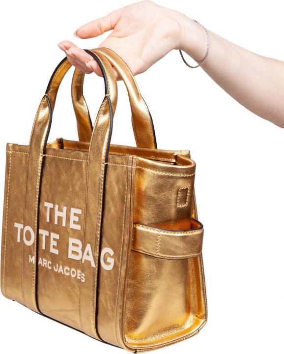 Immagine prodotto Marc Jacobs the small tote in laminated leather color gold
