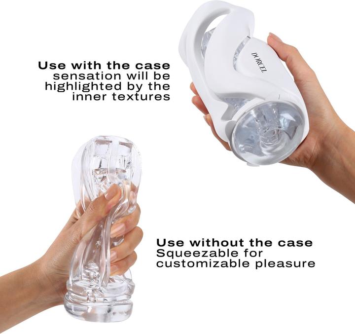 Actual product image Marc Dorcel Deep Blow Masturbator White