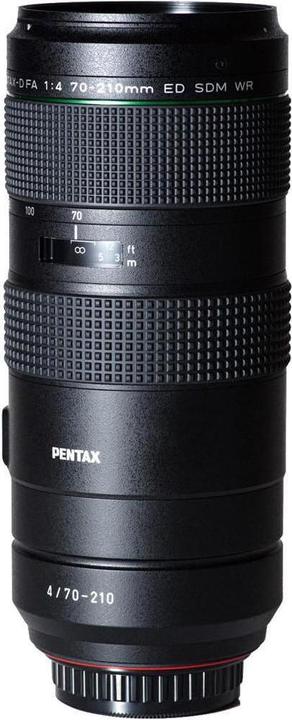 Actual product image Pentax HD D-FA 70-210mm/4.0 SDM WR (Pentax K, full size)