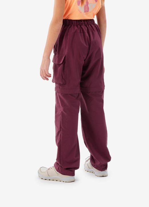 Produktbild Quechua Zip-Off-Hose Kinder Gr. 123–172 Wandern - MH500 bordeaux (8, 9, 10)