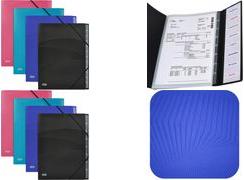 Actual product image Elba Sorter A4 Osmose® black, 3 flaps, 12 compartments