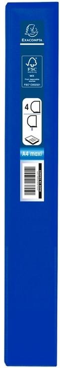 Produktbild Exacompta Ringbuch A4 PVC/PU 4-Ring 47mm Rücken 25mm (A4, 25 mm, 1 Stück)