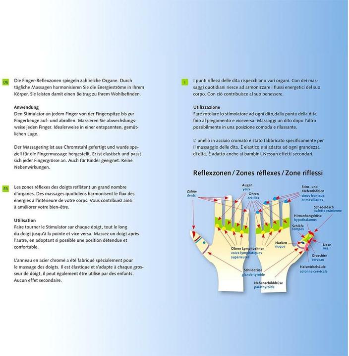 Produktbild Sahag Energie Massagering Stimulator m Massagekug