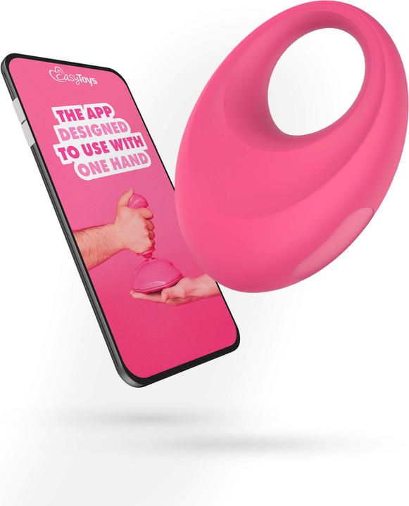 Actual product image Easytoys EasyConnect Appgesteuerter Vibrationscockring (4 cm)