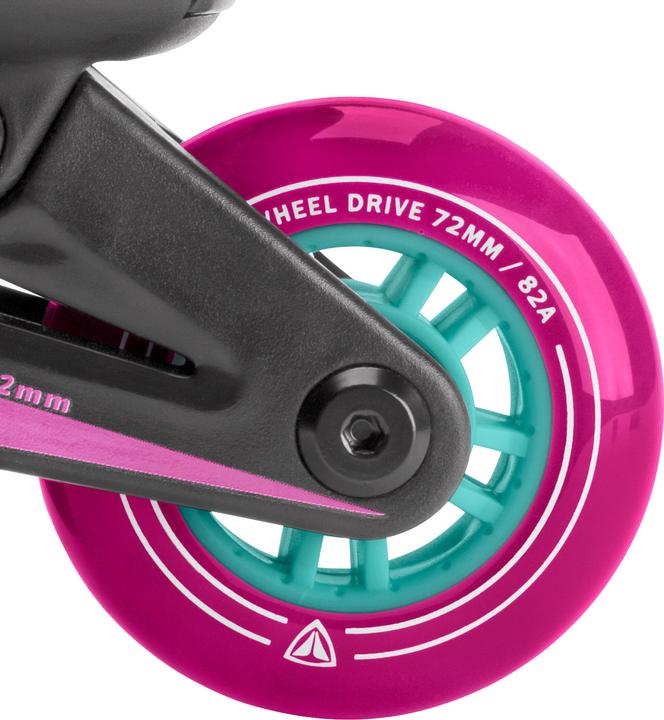 Image du produit Firefly Patin à roulettes pour enfants 510 Girl (taille : 37.0-40.0 (roulettes 76 mm), 901 noir/mint/p (37)
