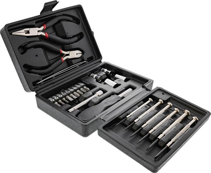 Produktbild InLine Goobay Universal-Feinmechaniker-Set, 25-teilig, in Plastikbox