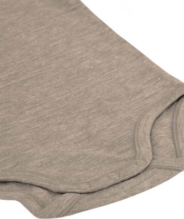 Actual product image Normani Set of 3 baby body wrap long sleeve toddler bodysuit made from merino wool - 9357 (86)