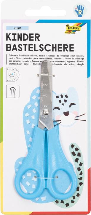 Image du produit Folia Ciseaux de bricolage pour enfants RONDE (13.50 cm)