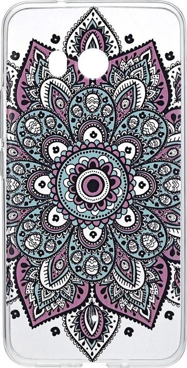 Actual product image König Design Henna Cover for Mobile HTC U11 Case Protection Sleeve Silicone Bumper Cases Tattoo Colourful (HTC U11)