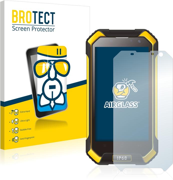 Actual product image BROTECT AirGlass Glass (1 Piece, Blackview BV6000)